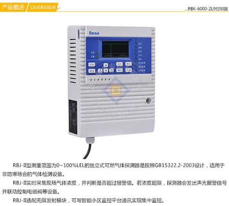 RBK-6000-ZL9天然氣報警器,燃氣泄漏