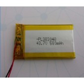 聚合物鋰離子電池 HTK383048 PL 580mAH 3.7V