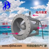 QJB-W5 廠家直銷 潛水污泥漿料大流量帶拍門過墻回流泵攪拌機