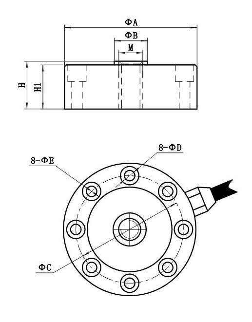 LZ-HLA輪輻式稱重傳感器