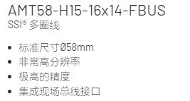 DATASENSING  對編碼器AMT58系列