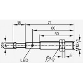 KYTOLA 用于變面積流量計的電感式接近傳感器ILK-M12-AN系列