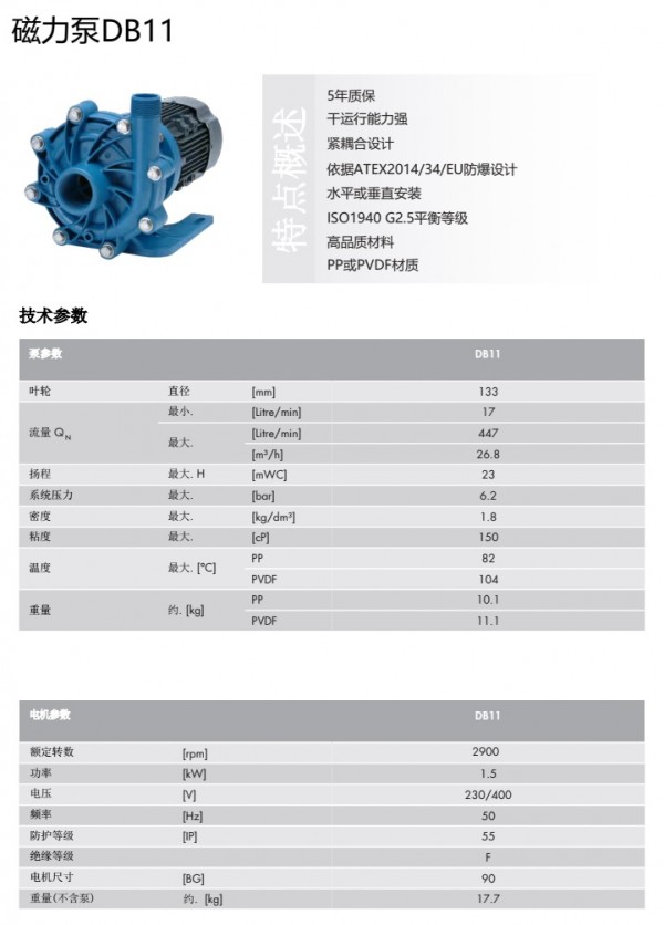 磁力泵DB11 P2