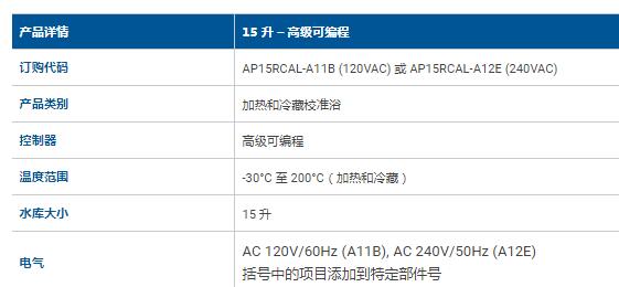 ACCUTHERMAL加熱和冷藏校準浴 