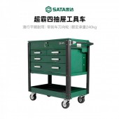 西安世達(dá)工具95119超霸四抽屜工具車(chē)多功能汽修EVA五金工具組套承重強(qiáng)