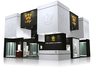 英皇衛浴 展覽特裝展位設