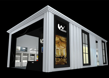 威珀衛浴 展位設計特裝