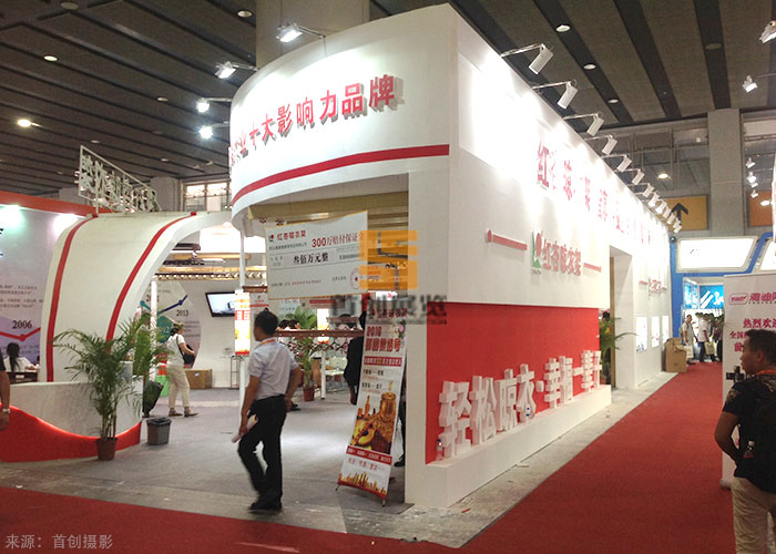 紅杏晾衣架 建材展展覽設計(圖2)