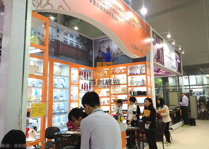 甘肅華粵商貿 展臺搭建設計(圖1)